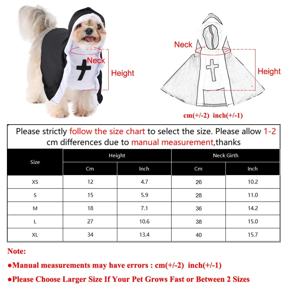 Funny Pet Nun Costume